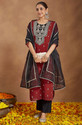 Janasya Women Kurta Pant Dupatta Set