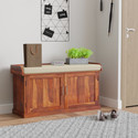 jangid Handicraft Solid Wood 2 Door Shoe