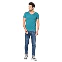 JANGOBOY Men39s Solid Half Sleeve V-Neck Cotton