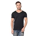 JANGOBOY Men39s Solid Half Sleeve V-Neck Cotton