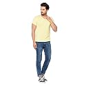 JANGOBOY Men39s Solid Half Sleeve V-Neck Cotton