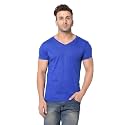 JANGOBOY Men39s Solid Half Sleeve V-Neck Cotton