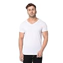 JANGOBOY Men39s Solid Half Sleeve V-Neck Cotton