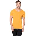 JANGOBOY Men39s Solid Half Sleeve V-Neck Cotton