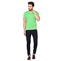 JANGOBOY Men39s Solid Half Sleeve V-Neck Cotton