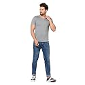 JANGOBOY Men39s Solid Half Sleeve V-Neck Cotton