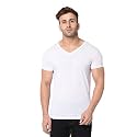 JANGOBOY Men39s Solid Half Sleeve V-Neck Cotton