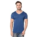 JANGOBOY Men39s Solid Half Sleeve V-Neck Cotton