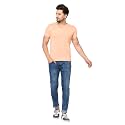 JANGOBOY Men39s Solid Half Sleeve V-Neck Cotton