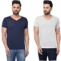 JANGOBOY Men39s V-Neck Cotton T-Shirt Pack of