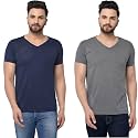 JANGOBOY Men39s V-Neck Cotton T-Shirt Pack of