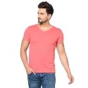JANGOBOY Men39s V Neck Half Sleeve Cotton