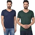 JANGOBOY Men39s V-Neck Cotton T-Shirt Pack of