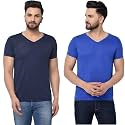 JANGOBOY Men39s V-Neck Cotton T-Shirt Pack of