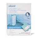 Janibell Akord 330 Adult Diaper Pail Refill Liners, 2 Count – Fits Akord Diaper Pail, Odor Locking, Easy Cut & Tie, Hands-Free Disposal, Continuous Liner – Each Liner Holds Up to 560 Adult Briefs