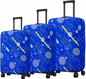 JANKISFASHION Printed Travel Suitcase Trolley Bag Protector