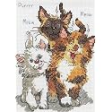 Janlynn 38-0208-Piece Suzy's Zoo Cattails of Duckport Mini Counted Cross Stitch Kit, 5 by 7-Inch White