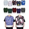 Janmercy 12 Pcs Clothing Protectors for Adults Reusable Adults Bibs