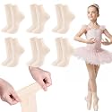 Janmercy 6 Pairs Girl's Dance Ballet Socks