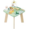 Janod Wooden Pretty Meadow Activity Table - 21.1" Tall - Ages 12 Months+ - J05327