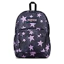 JanSport SuperBreak Plus Backpack with Padded 15-inch Laptop Sleeve and Integrated Bottle Pocket - Spacious and Durable Daypack for Work and Travel - Sprayed Stars Pastel Lilac