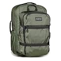 JanSport Venture Pack System – Travel Pack With Large Main Compartment, 4 Water Bottle Pockets, Adjustable Torso Length, Perimeter Wireframe Suspension, Tuck-Away Straps, Padded Hip Belt, Cargo Green