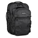 JanSport Venture Pack System – Travel Pack With Large Main Compartment, 4 Water Bottle Pockets, Adjustable Torso Length, Perimeter Wireframe Suspension, Tuck-Away Straps, Padded Hip Belt, Black