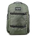 JanSport Venture Pack – Travel Pack With Large Main Compartment with Compression Straps, Dual Water Bottle Pockets, Padded Hip Belt &amp; Luggage Trolley Pass-Through, Cargo Green