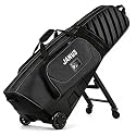 JANUS Golf Travel Bag with Wheels for Airlines, 360° Spinner Golf Travel Case with Collapsible Support Legs System, Reinforced Hard Base Golf Club Travel Bag, Airline-Ready Golf Travel Cover
