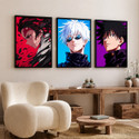 Japanese Anime framed posters for wall decor