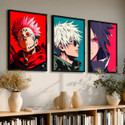 Japanese Anime framed posters for wall decor