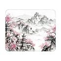 Japanese Cherry Blossom Mouse Pad 9.5x7.9 Inch with Anti-Slip Rubber Base