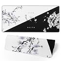 Japanese Life Death Keyboard Mat Black White