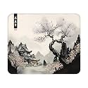 Japanese Mouse Pad - 9.5x7.9 Inch Anime Gaming Mousepad Japanese Keyboard Mat with Anti-Slip Rubber Base for Computer Mouse Keyboard Home and Office