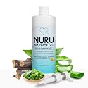 Nuru Massage Gel 8.45 fl oz, Organic Aloe Vera, Water Based, Body-to-Body