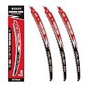 Japanese Teeth Reciprocating Saw Blade 6TPI 15In 3PCS, Arc Edge Wood Pruning Sawzall Blade for Tree Trimming, Wood Cutting