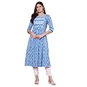 JAPER KURTI Women39s Cotton Floral Regular Kurta