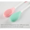 JAPP Silicone Face Brush, Flexible Facial Mud Applicator Spatula, Hairless Moisturizer Applicator Tool for Mud, Clay, Body Lotions, Charcoal