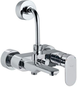 jaquar 3-in-1 single lever faucet with provision for hand  overhead shower wall mixer faucet wall mount installation type