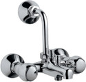 Jaquar 3in1 Faucet with Provision for Hand & Overhead Shower Connecting Legs&Flanges Wall Mixer Faucet (Wall Mount Installation Type)
