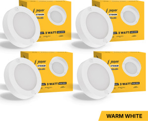 jaquar mini striker 3w warm round surface pack of 4 surface ceiling light ceiling lamp