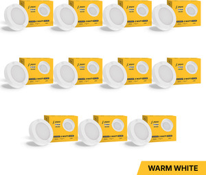 jaquar mini striker 3w warm round surface pack of 10 surface ceiling light ceiling lamp