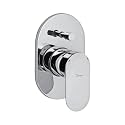 Jaquar Opal Prime Diverter Upper Part | Without Concealed Fitting | Hi-Flow Diverter Operating Lever, Cartridge Sleeve, Wall Flange (with Seals), Button Assembly Sleeve & Button | OPP-CHR-15079NKPM