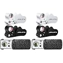 JARLINK 6 Pack Jewelers Loupe, 30X 60X 90X Illuminated Jewelers Eye Magnifier and Magnifying Glass Loop with UV Black Light and Bright LED Light for Gems, Jewelry, Diamond, Coins, Stamps