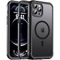 jaroco Magnetic for iPhone 12 Pro Max Case Heavy Duty Protection Black