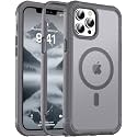 jaroco Magnetic for iPhone 12 Pro Max Case Heavy Duty Protection Gray