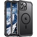 jaroco Magnetic for iPhone 13 Pro Case Heavy Duty Protection Black