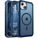 jaroco Magnetic for iPhone 14 Case Heavy Duty Protection Deep Blue