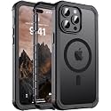jaroco Magnetic for iPhone 14 Pro Max Case Heavy Duty Protection Black