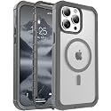 jaroco Magnetic for iPhone 14 Pro Max Case Heavy Duty Protection Gray